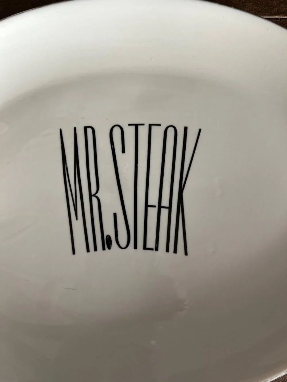 Mr. Steak Oval Serving Platter Dish 12
